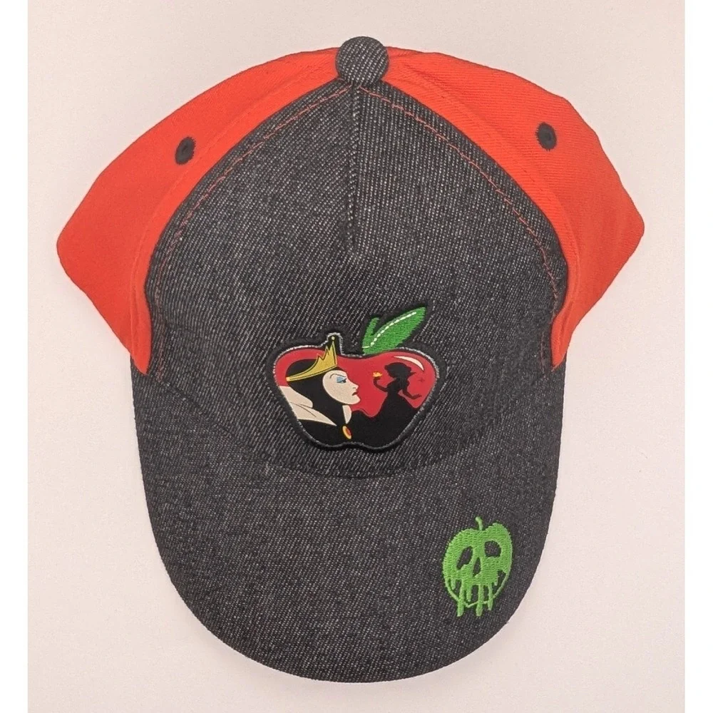 New‎ Evil Queen Snow White Princess Disney 2025 Villain Hat Cap Blue Red W/Tags